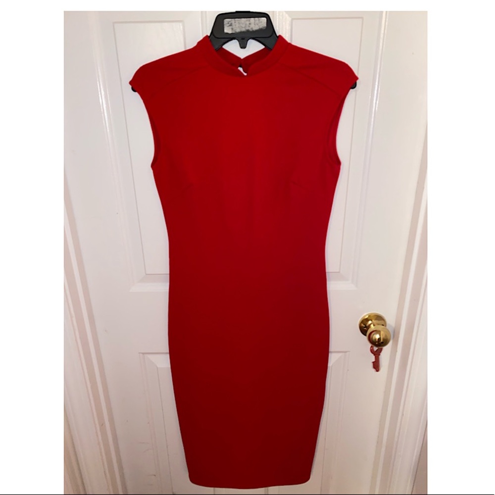 Zara Red straight dress